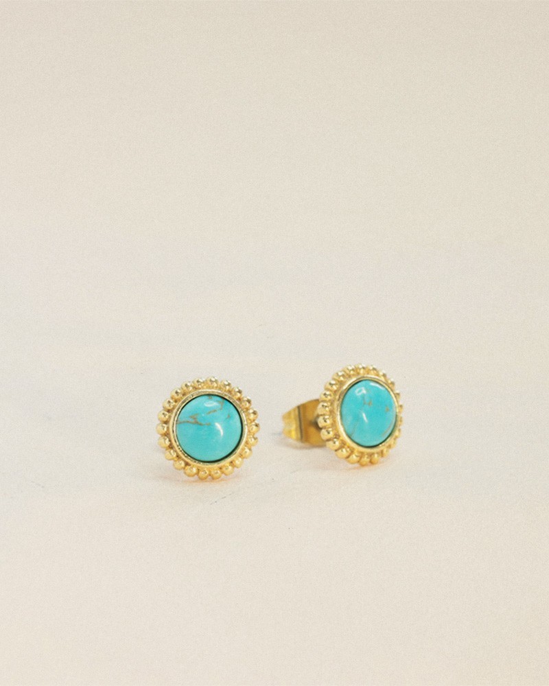 Boucles Eleanor turquoise