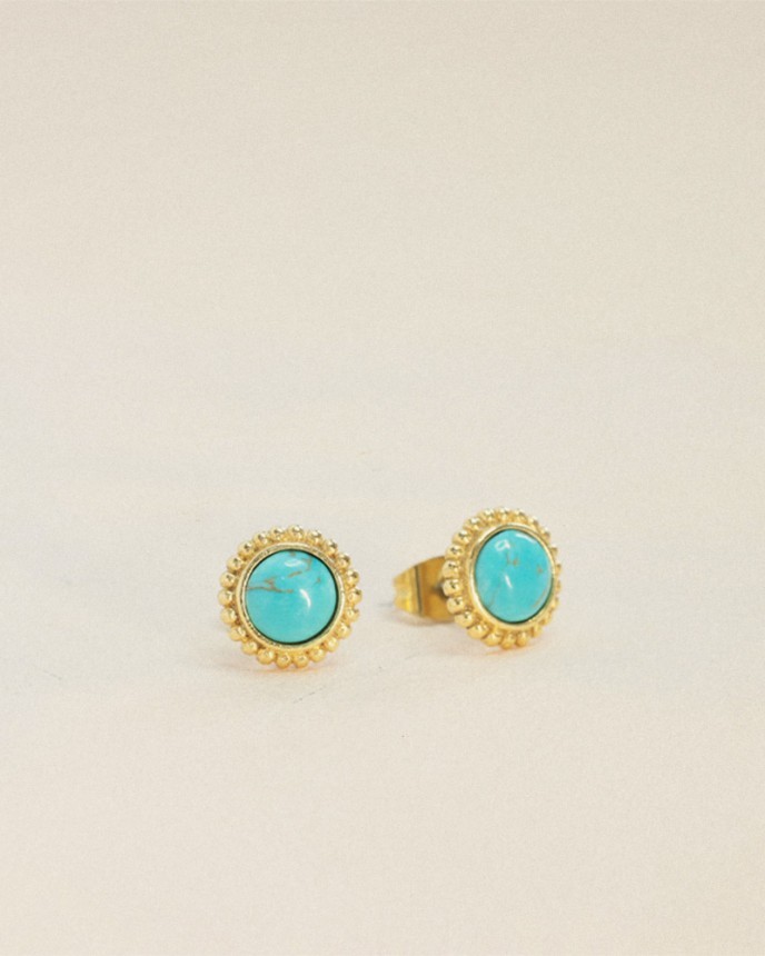 Boucles Eleanor turquoise