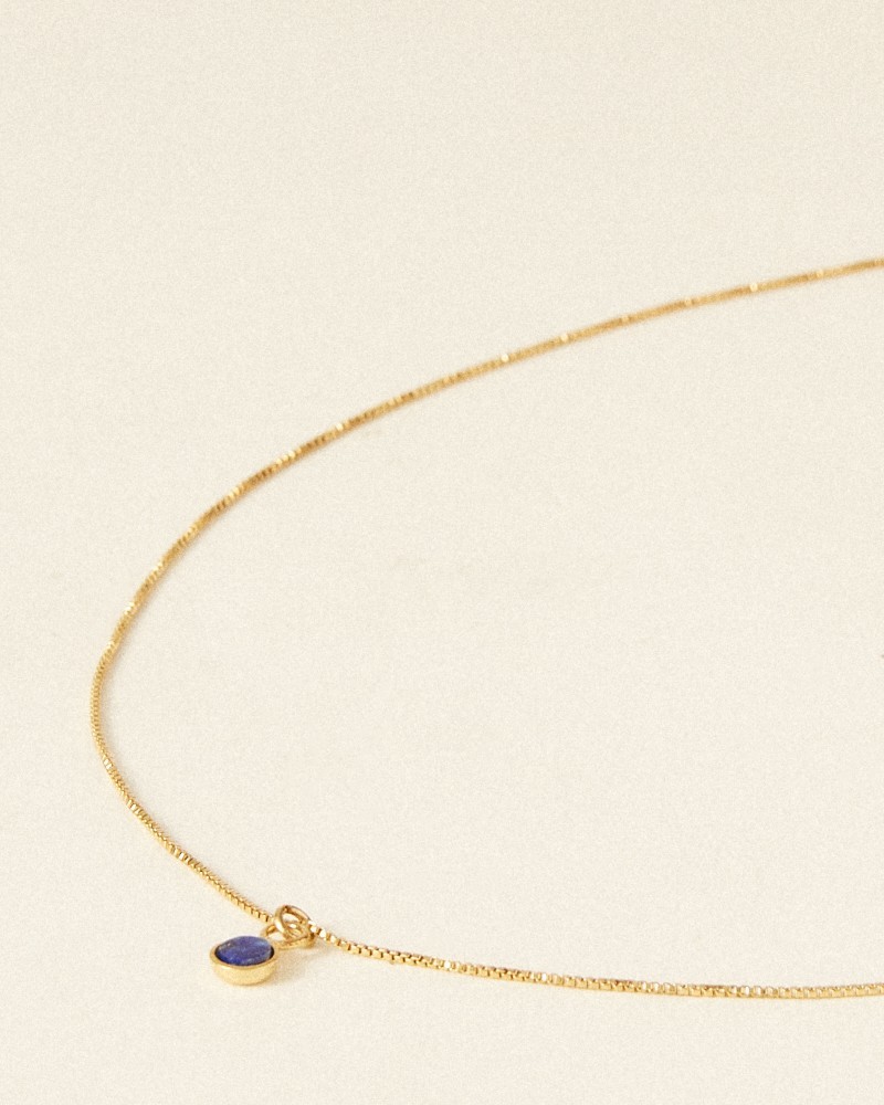 Collier Courmayeur bleu saphir