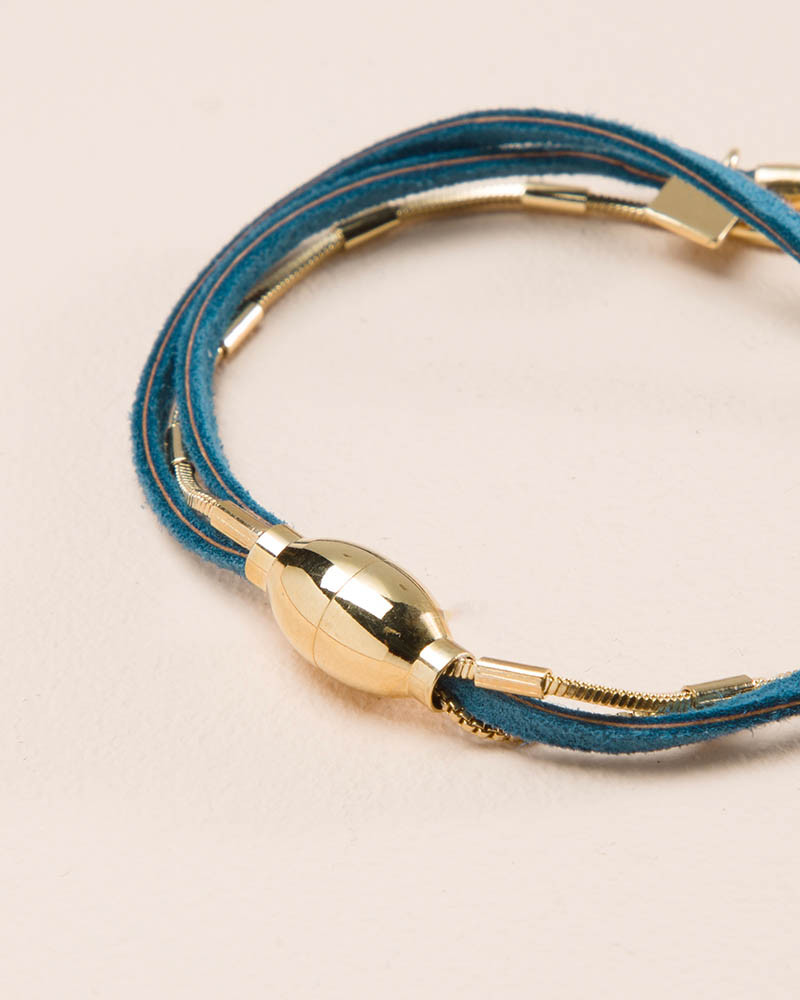 Bracelet Kristen bleu cobalt