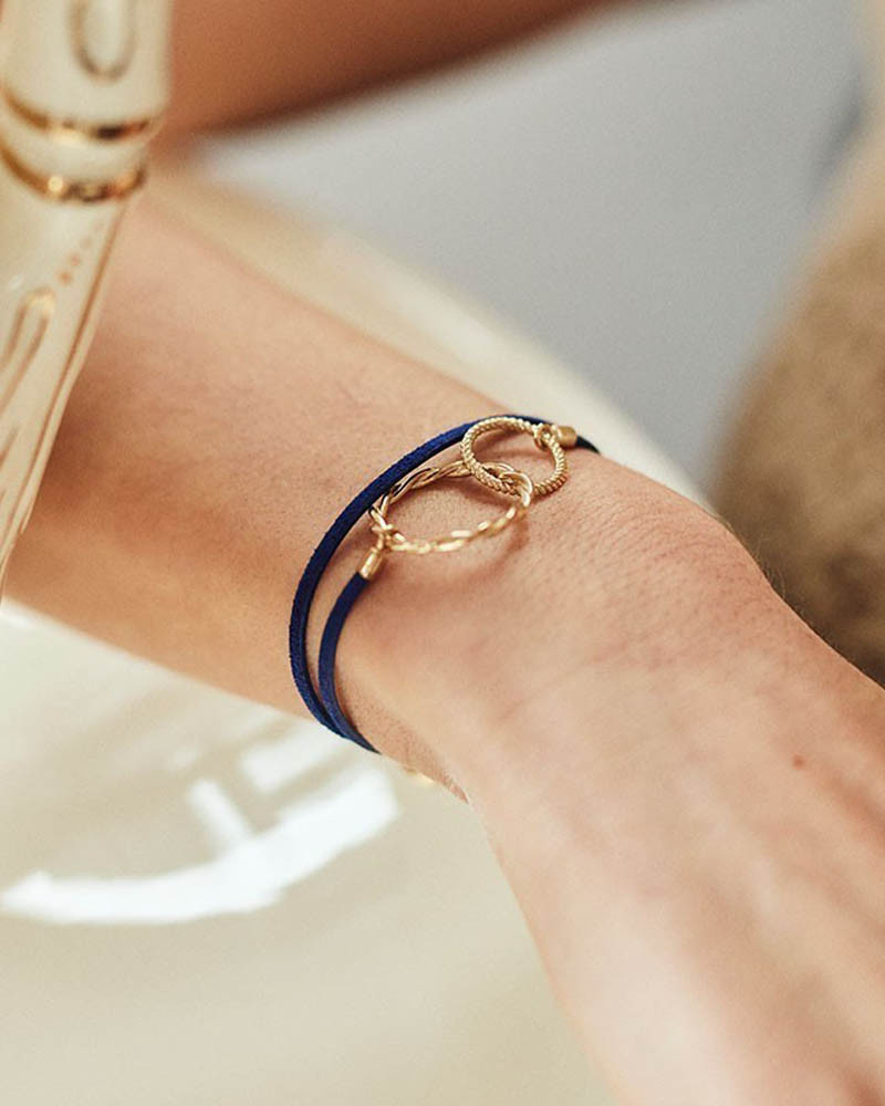 Bracelet Lilou bleu profond