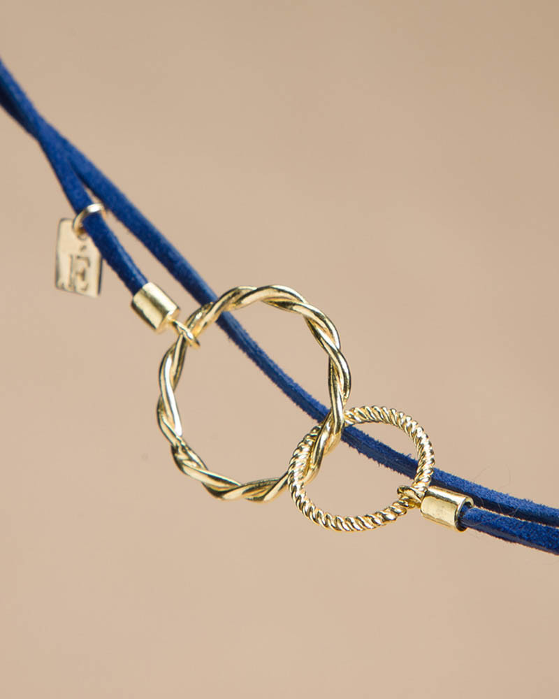 Bracelet Lilou bleu profond