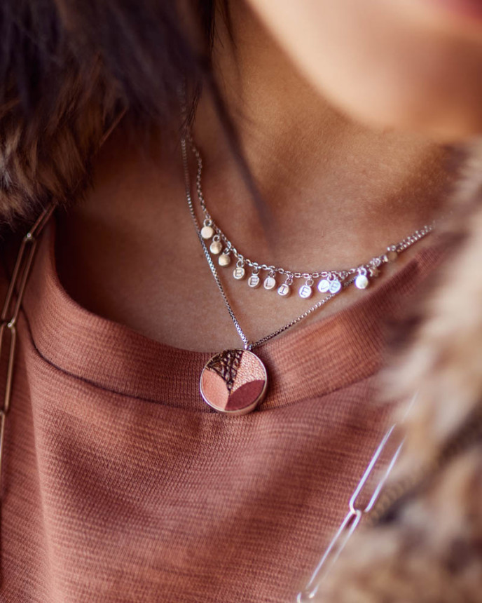 collier amulette CHARLOTTE FOREVER