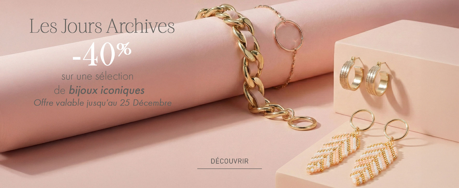 Les Jours Archives : -40% sur une sélection de bijoux iconiques